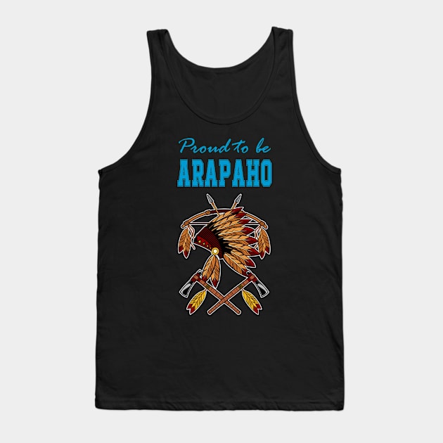 Native American Arapaho  Archery Tank Top by Jaya Moore